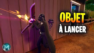 Infliger des dégâts à des adversaires avec des objets à lancer Fortnite [upl. by Lilah]