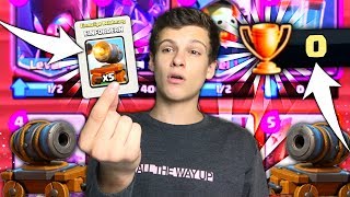 KANONENKARRE auf 0 POKALE ACCOUNT freigeschaltet • Clash Royale Deutsch [upl. by Aroon]