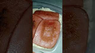 Desayuno yautia blanca y jamonera breakfast food dominicana shorts youtubeshorts viralvideo [upl. by Namolos418]