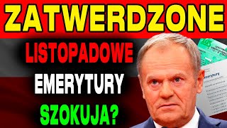 EMERYTURY W LISTOPADZIE 2024 TAKIE 12003000 ZŁ PIENIĄDZE TRAFIĄ NA KONTA EMERYTÓW [upl. by Namso286]