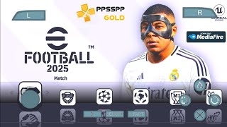 Télécharger PES 2025 PPSSPP ISO Commentaires français Android Download Free [upl. by Celio]