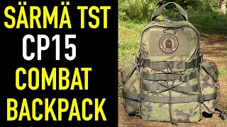 SÄRMÄ TST CP15 Combat Backpack varusteleka savotta [upl. by As]