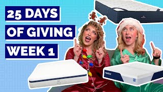 25 Days Of Giving Week 1  Win A Free Mattress [upl. by Armbrecht856]