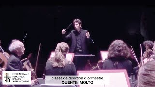 DIRECTION DORCHESTRE  ORCHESTRAL CONDUCTING  QUENTIN MOLTO chef dorchestre [upl. by Namad]