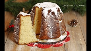 RICETTA PANDORO senza impasto e senza glutine Facilissimo da preparare [upl. by Atiluap]