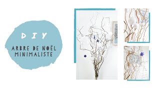 DIY arbre de Noël minimaliste  Minimalist Christmas tree [upl. by Namlas]