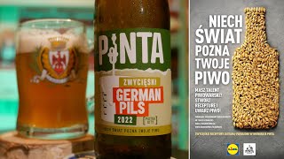 German Pils  Browar Pinta amp Lidl Niech świat pozna Twoje piwo [upl. by Adnir]