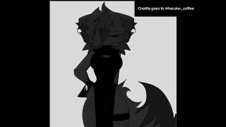 Cat wolf women animation 2 original creator by harukaquotcoffe Credits in description [upl. by Sarazen]