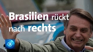 Rechtsextremer Bolsonaro gewinnt Wahl in Brasilien [upl. by Yvel]