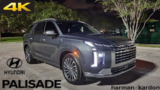 2023 Hyundai Palisade Calligraphy  POV Night Drive 4K Binaural Audio Harman Kardon Sound System [upl. by Ithaman]