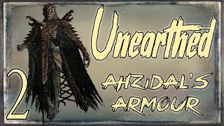 Skyrim Dragonborn DLC Unearthed pt 2 How To Get Ahzidals Armour [upl. by Ahsiral]