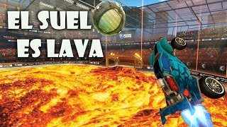 El Suelo es Lava RETO en ROCKET LEAGUE [upl. by Froh577]