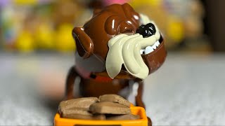 Mad Dog beware dont take his favorite Dove Chocolate ASMR 😀😆 scary dog funnytoy asmr toys [upl. by Bennir424]