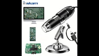 INSKAM 1600X Digital Microscope Camera [upl. by Judsen]