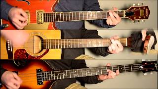 The Hollies  On A Carousel  Guitar and Bass Cover [upl. by Andres]