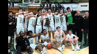 Laingsburg vs Lumen Christi Boys Regional Final Basketball Video Highlights [upl. by Karlis]