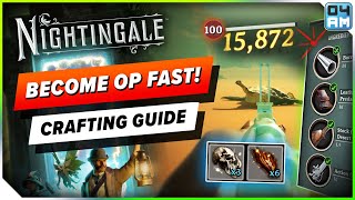 Nightingale ULTIMATE Crafting amp Upgrade Guide  Make The BEST Weapons amp Armor [upl. by Ridglea]