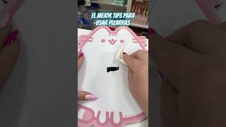 El mejor tip para usar pizarras si usaste marcador permanente esto te va a servir tips pizarra [upl. by Torrie]