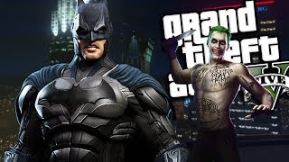 BATMAN amp JOKER MOD w Batmobile GTA 5 PC Mods Gameplay [upl. by Bradford404]