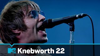 Liam Gallagher Performs Wall Of Glass LIVE At Knebworth 22  MTV Music [upl. by Ecurb267]