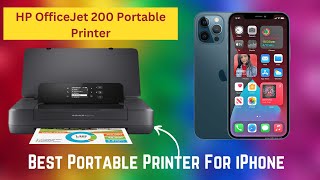 HP OfficeJet 200 Portable Printer  2024 Review [upl. by Erdnaid]