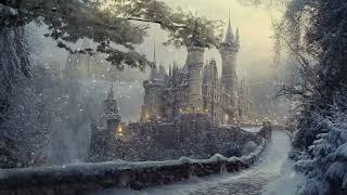 Sleep Soundly In A Winter Storm 1hours Dark Castle Eerie Blizzard Sounds For Maximum Relaxation [upl. by Heyes]