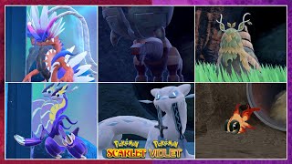 Pokemon Scarlet amp Violet All Legendary Pokemon BASE GAME [upl. by Aseuqram126]