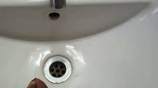 Wash Basin Cleaning Hard water stain removal Hack hardwater stain hack solution cleaning [upl. by Okubo]