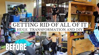 🎉 EXTREME declutter and home organization  Small home refresh DIY tote storage system build part 2 [upl. by Cirri678]