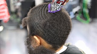 MUST WATCH HAIRCUT  END OF 10 WEEK WOLF  360JEEZY CUTS RG3 [upl. by Simsar]