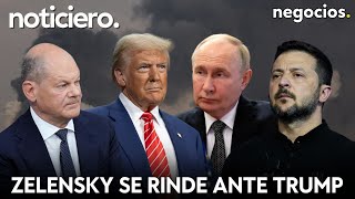 NOTICIERO Zelensky se rinde ante Trump Putin echa la culpa a la OTAN y giro histórico de Alemania [upl. by Luapnaes]