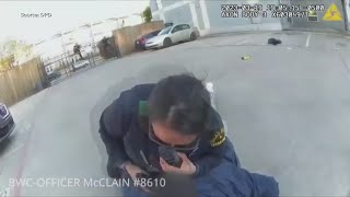 Dallas police release bodycam video of incident where officer shot armed suspect [upl. by Eerahc]