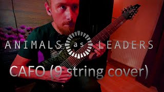 Animals As Leaders  CAFO 9 string guitar cover [upl. by Cone]