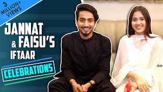 Jannat Zubair Rahmani’s Iftaar Treat For Faisal Shaikh Aka Faisu  Iftaar Celebrations [upl. by Akem210]