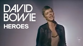 David Bowie  Heroes Official Video [upl. by Faunie]