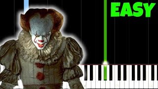 IT  Every 27 Years Easy Piano Tutorial SynthesiaSheet Music [upl. by Analos489]