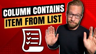 Check if Column Contains Item from List in Power Query  Create TextContainsAny [upl. by Bettine]