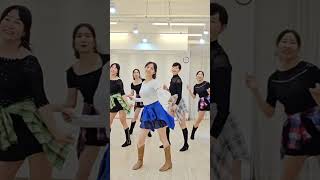 Funky Stand By Me Line Dance 윤정혜 dance 오늘도라인하세요 kpop 라인댄스퀸 댄스 ldqk junghye [upl. by Ahtamat874]