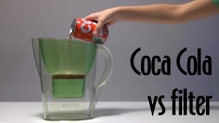 Coca Cola vs Brita filter What happens Experiment [upl. by Inalaeham]