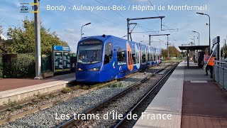 SNCF Les Trams dIle de France  Le Tramway T4  4K [upl. by Aikemaj]