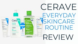 My Everyday Skincare Routine with Cerave Products  skincare cerave ceravereview ceraveskincare [upl. by Philipines]