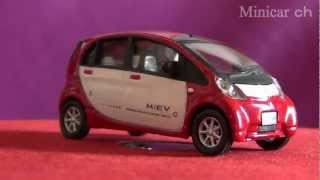 三菱 iMIEV ダイキャストミニカー164 Diecast Model 童友社 [upl. by Isia]