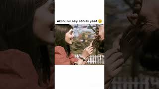 Tumhari yado ka mela hai sang mere humsafar 💔🥺yrkkhsong abhira shorts [upl. by Howland11]