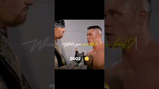 John Cena amp The Undertaker Then vs Now 🥹 Edit [upl. by Yzzik]