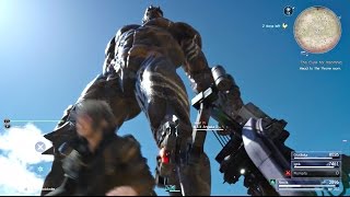 FINAL FANTASY XV  MAX Angelus0 Boss Fight amp Titan Summon l Hardest Superboss In FF15 l PS4 Pro [upl. by Nwahsear]