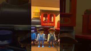 Playmobil Tren Oeste 🚂 Western playmobil farwest train [upl. by Noleta]