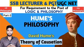 Humes Philosophy Humes Theory of Causation David Hume Philosophy SSB PGT Philosophy [upl. by Bekelja]