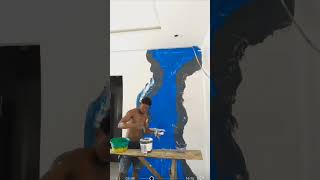 Stucco marble effect shorts stucco painting [upl. by Elad]