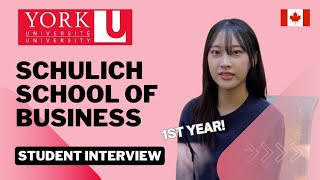 Student Interview Introducing the Schulich School of Business at York University [upl. by Battat1]