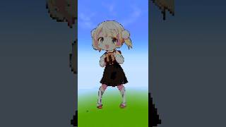 Loli God Requiem ☆  Pixel Art ☆  in Minecraft shorts [upl. by Danielle]